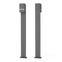 Lampa ogrodowa LED QUAZAR 12 GU10 IP44 KOBI ALUMINIUM SZARA