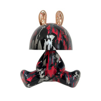 Lampka Dekoracyjna LED 2.5W 59lm 4000K Neutralna Czarna czerwony Złota Ściemnialna Fancy Sanico Goldlux