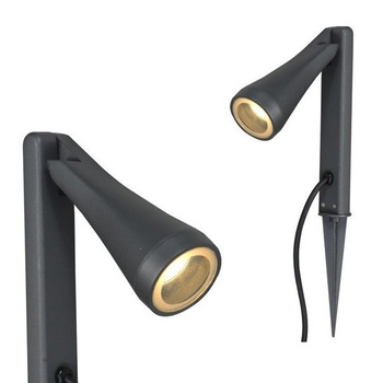 Lampa Ogrodowa Zewnątrzna OTTAWA 9561 GU10 IP44 Wbijana Grafitowa Nowodvorski