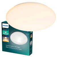 Lampa Sufitowa Plafon LED 10W 1000lm 2700K Biała Moire CL200 Philips