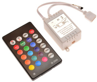 Sterownik do Taśm LED RGB IR 24 PRZYCISKI 72W 2A 12V DC + PILOT