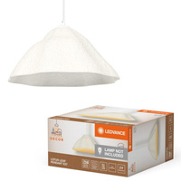 Lampa Sufitowa Wisząca Dekoracyjna E27 Zwis Biały Decor Ledvance