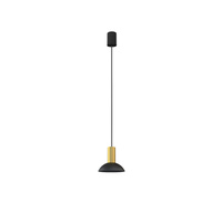 Lampa Sufitowa Wisząca GU10 Czarna Nowoczesna HERMANOS C 8194 Nowodvorski