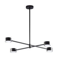 Lampa Sufitowa DORA Żyrandol Czarna Nowoczesna 4xGX53 6417 TK Lighting