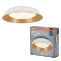 Plafon LED Lampa Sufitowa Natynkowa 36W 1600lm 3000K Ciepła 120° Biała Brązowa Ściemnialna Orbis Alva Osram