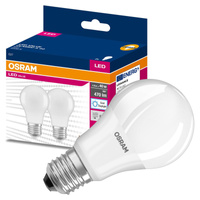 2x Żarówka LED A55 E27 4.9W = 40W 470lm 6500K Zimna 180° VALUE CLASSIC Osram