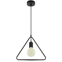 Lampa Wisząca Oprawa E27 Trójkąt Czarny mat VT-7321 V-TAC