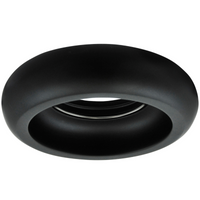 Oprawa sufitowa podtynkowa gipsowa Helios GOLDLUX (Polux) okrągła czarna matowa MR16