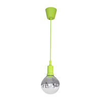 Lampa Wisząca Sufitowa BUBBLE Limonkowa 5W E14 LED Milagro