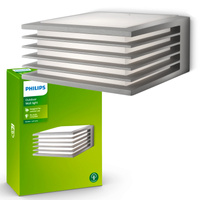 Kinkiet Ogrodowy Lampa Elewacyjna Zewnętrzna E27 IP44 Szara Shades Philips