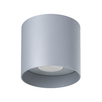 Lampa Sufitowa Oprawa Natynkowa SPOT TUBA GU10 Cylindryczna Szara Minimalistyczna Mika Sollux