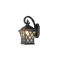 Lampa Ogrodowa Zewnętrzna Kinkiet Elewacyjny Oprawa Natynkowa E27 Czarna Wodoodporna IP23 Klasyczna TAY 5292 Nowodvorski
