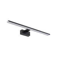 Kinkiet Ścienny Lampa Natynkowa LED 12W 850lm 3000K Ciepła Czarna Wodoodporna Łazienkowa IP44 Nowoczesna CEZANNE LED M 10670 Nowodvorski