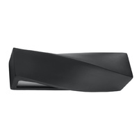 Lampa Ścienna Kinkiet E27 Prostokątna Czarna Nowoczesna Sigma Sollux