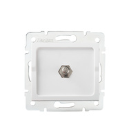 Gniazdo Ekwipotencjalne Kwadratowe Uziemienie Białe LOGI Kanlux