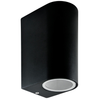 Kinkiet ogrodowy elewacyjny kinkiet góra dół LED 2xGU10 BOSTON GOLDLUX (Polux) PODWÓJNY CZARNY