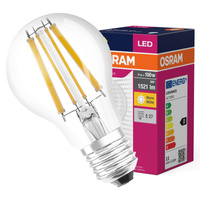 Żarówka LED A60 E27 11W = 100W 1521lm 2700K Ciepła 320° VALUE CLASSIC Osram