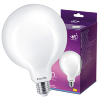 Żarówka LED E27 Kula G120 13W = 120W 2000lm 6500K Zimna FILAMENT LED Classic Philips
