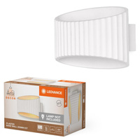 Lampa Ścienna Dekoracyjna Kinkiet Oprawa Natynkowa E27 Biały Decor Ledvance