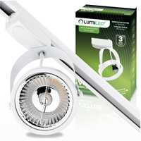 Reflektor Szynowy GU10 ES111 Biały VICTUS Lampa do Szynoprzewodów Jednofazowych Lumiled