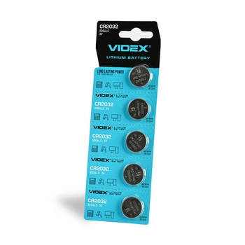 Baterie Litowe Guzikowe Videx CR2032 3V Blister 5szt