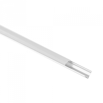 Profil Aluminiowy LED Narożny Natynkowy Anodowany 2m z Kloszem Mlecznym do Taśm LED + Zaślepki seria RW Ecolight