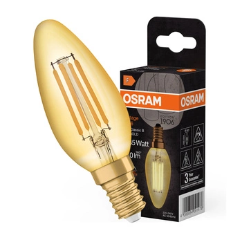 Żarówka LED E14 B35 4W = 35W 410lm 2400K Ciepła 300° Filament OSRAM Vintage Dekoracyjna