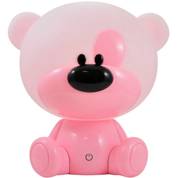 Lampka Stołowa Dekoracyjna 2.5W 59lm Różowa Ściemnialna Miś Sanico Goldlux