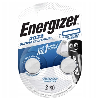 2x Baterie ENERGIZER ULTIMATE LITHIUM Do Urządzeń Elektronicznych CR2032 Blister