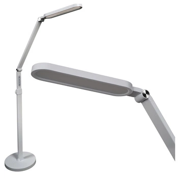 Lampa Podłogowa LED Biurkowa 13W 700lm CCT 120° Biała Ściemnialna Ferrara Sanico Goldlux