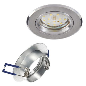 Oprawa Podtynkowa GU10 Halogenowa Wpuszczana Spot Oczko Chrom Okrągła Kobi