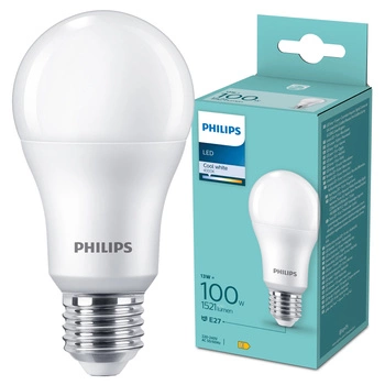 Żarówka LED E27 A60 13W = 100W 1521lm 4000K Neutralna 180° Essential Philips