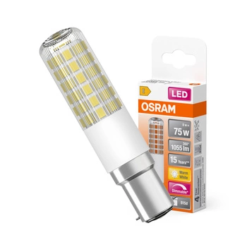 Żarówka LED T18 Tubularna B15d 8W = 75W 1055lm 2700K Ciepła 320° Ściemnialna SPECIAL Osram