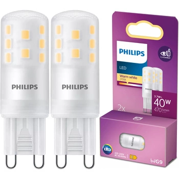2x Żarówka LED G9 Kapsułka 3.7W = 40W 470lm 2700K Ciepła 320° Philips