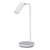 Lampa Biurkowa Stołowa LED LEADIE Biała KANLUX