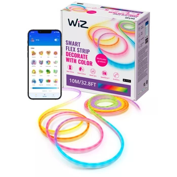 Taśma LED NEON 45W RGBIC 10m Inteligentna SMART WiFi Bluetooth Aplikacja WiZ