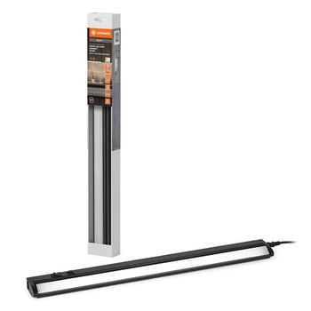 Lampka Podszafkowa LED Listwa Meblowa z Czujnikiem Ruchu 10W 620lm CCT Ściemnialna Czarny 55cm Linear Turn Ledvance