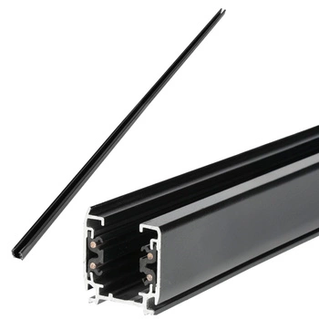 Szynoprzewód Szyna Oświetleniowa 3-Obwodowa 2m Czarny Kobi