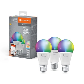 Żarówka LED E27 9.5W = 75W 1055lm RGBW CCT Ściemnialna SMART+ WiFi Classic Ledvance