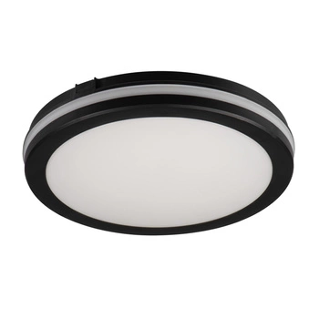 Plafon Led Sufitowy Lampa Ścienna Natynkowa CCT IP65 20W Czarna Kanlux