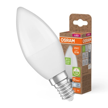 Żarówka LED B37 Świeczka E14 4.9W = 40W 470lm 4000K Neutralna 220° PCR LAMPS Osram