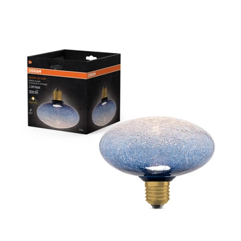 Żarówka LED E27 Mroźna 3.5W 300lm 2700K Ciepła Dekoracyjna Płaska Niebieska Osram