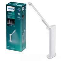 Lampka Biurkowa LED 5W 120lm 4000K USB Biała Ściemnialna Dotykowa Amber Philips