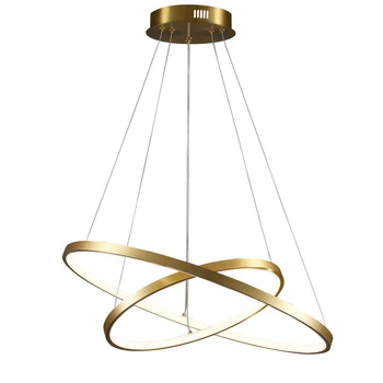 Lampa Wisząca LED Zwis 35W 4600lm 4000K Neutralna 120° Złota LEA Sanico Goldlux