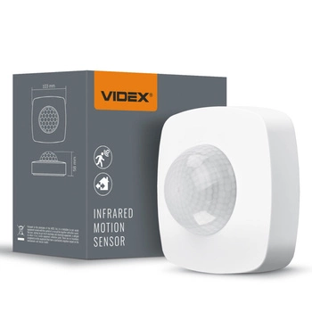 Czujnik Ruchu i Zmierzchu Światła Zewnętrzny 1200W Biały IP54 VL-SPC24W Videx