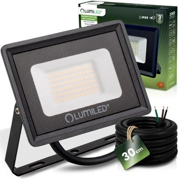 Naświetlacz LED ZONER 50W 5000LM 4000K IP65 Czarny LUMILED