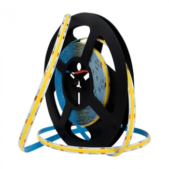 Taśma LED Pasek COB 7W/m 840lm/m 320LED/m 24V 6000K Zimna IP67 Rolka 5m Ecolight