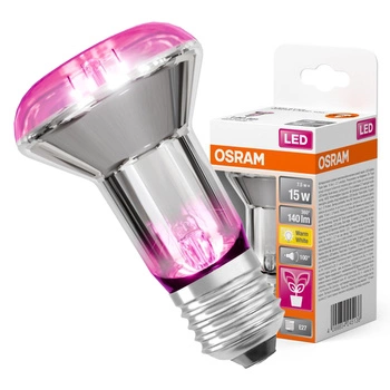 Żarówka LED do Roślin R63 Reflektor E27 7.5W = 15W 140lm Wspomagająca Wzrost Ciepła 100° STAR GROW Osram