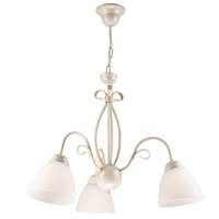 Lampa Wisząca Sufitowa ADELLE 5xE27 Biała Klasyczna LM-5.6 Lamkur