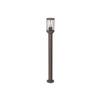 Lampa Ogrodowa Słupek Zewnętrzny Stojący E27 IP44 Brązowy Industrialny Budapest Rabalux